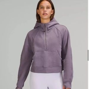 Lululemon Oversized Half-Zip Waist Length Hoodie